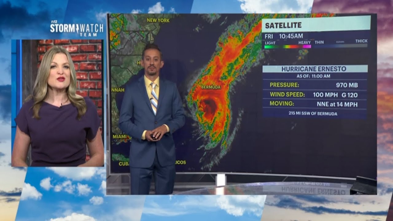 Hurricane Ernesto’s Friday update for NYC this weekend | Joe Martucci reports