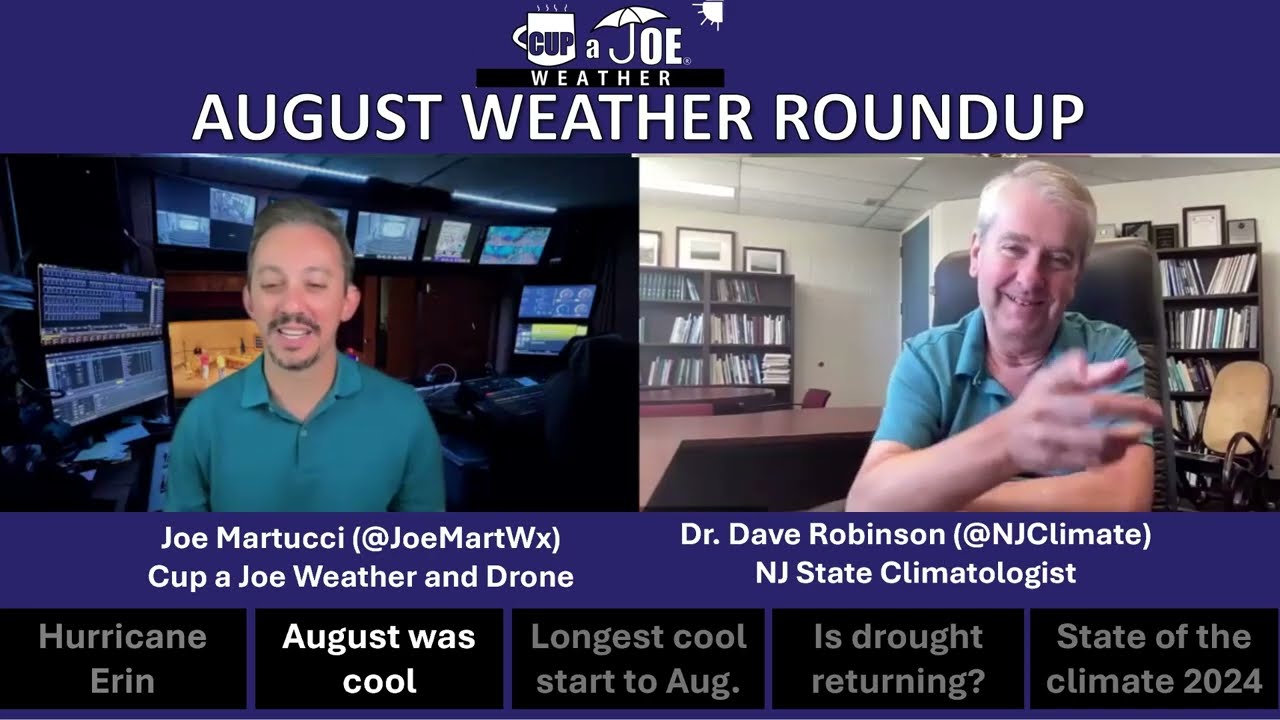 Hurricane Erin, Fall feel and dry weather | August 2025 Monthly Weather Roundup