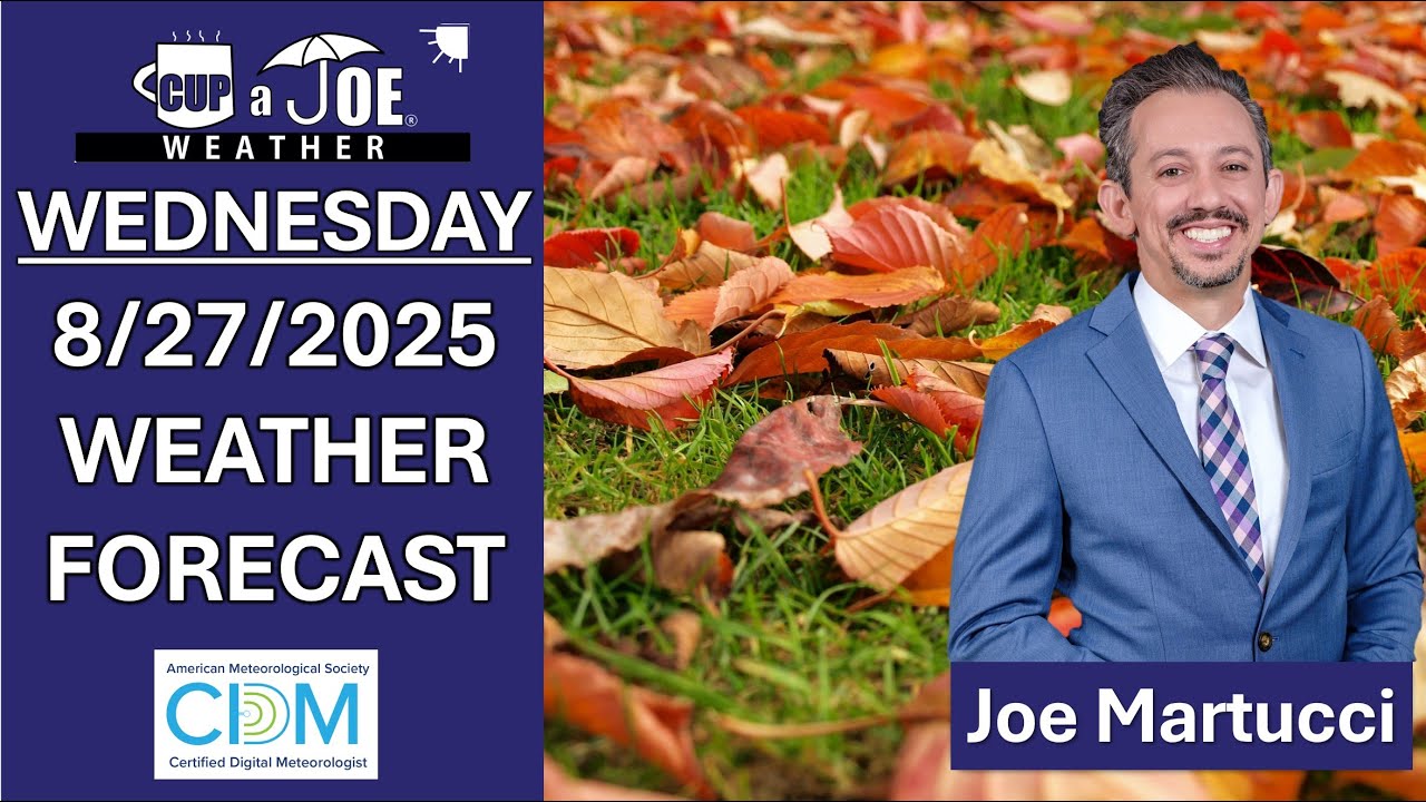 It feels like FALL for this reason | Wednesday 8/27/25 NJ Weather Forecast