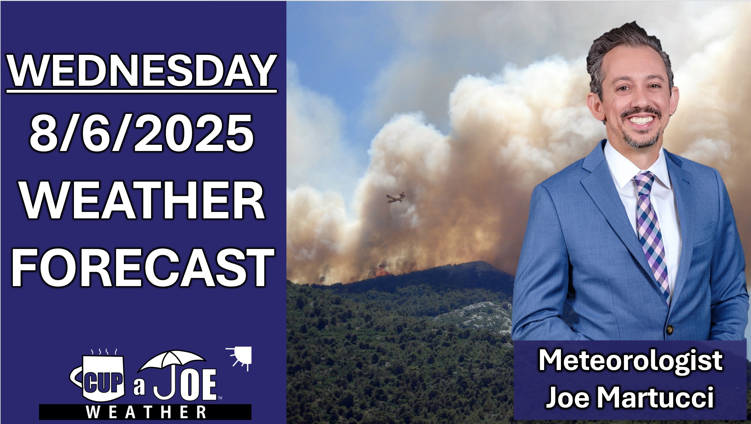 REPEAT of yesterday | Wednesday, 8/6/2025 NJ Weather Forecast