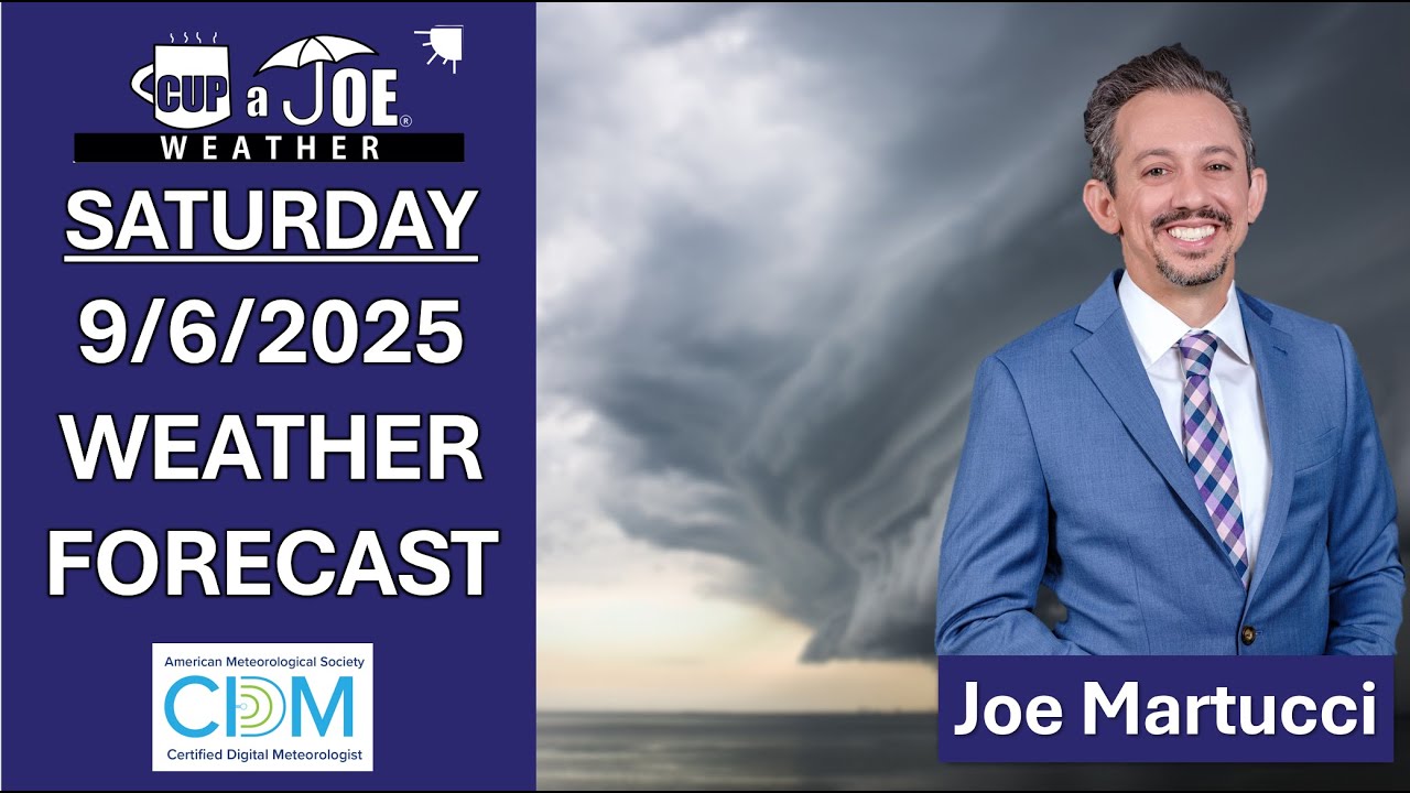 When will STORMS hit NJ? | Saturday, 9/6/2025 Weather Forecast