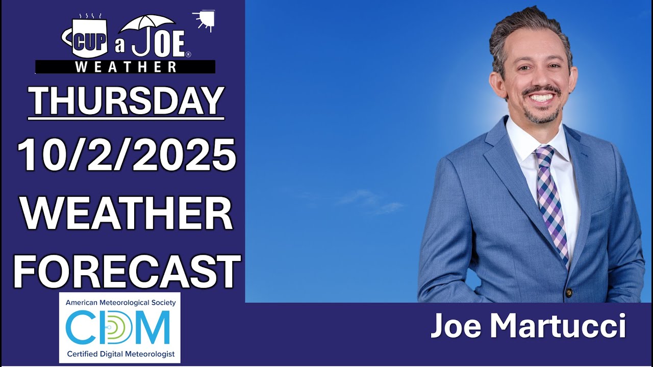 😎High pressure DOMINATES | Thursday, 10/2/2025 NJ Weather Forecast