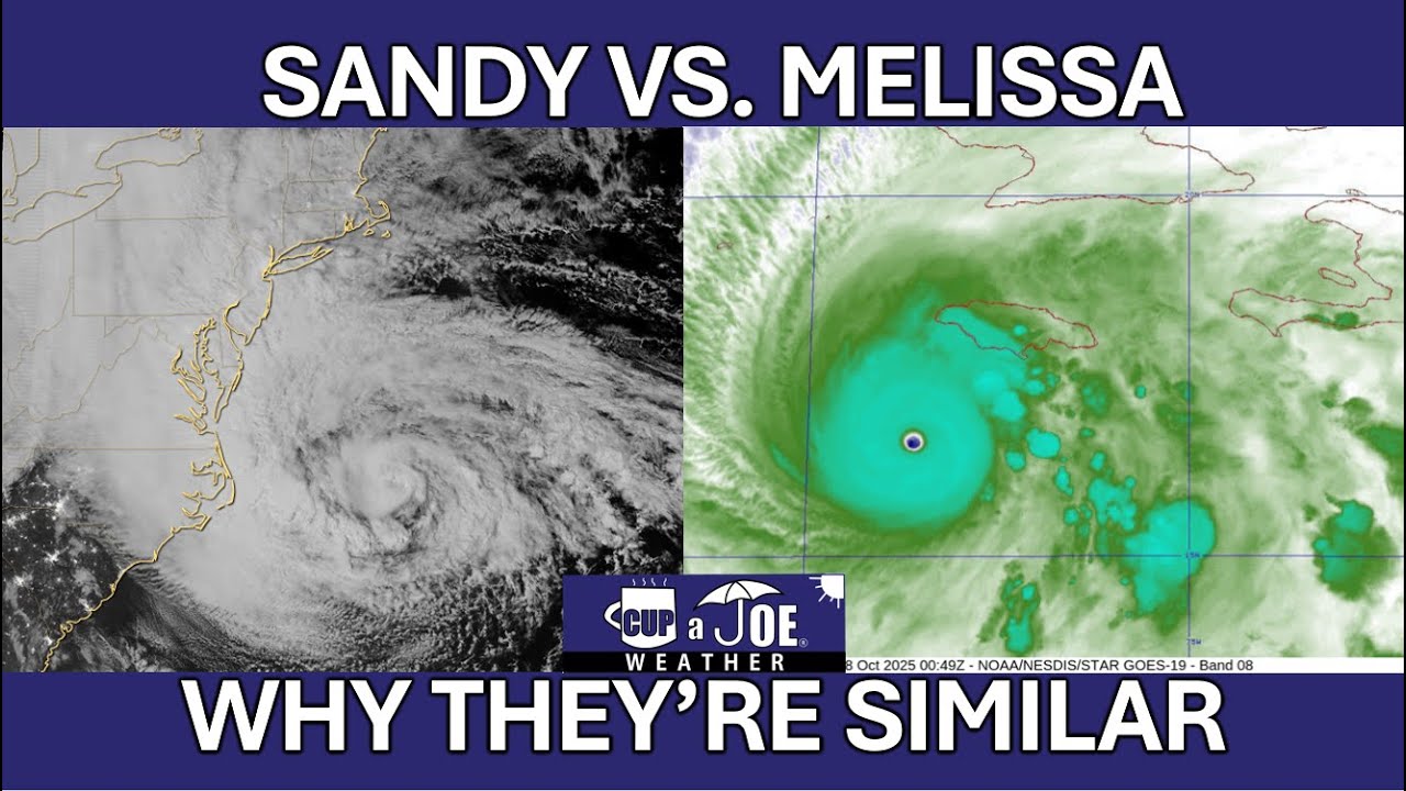 Superstorm Sandy and Hurricane Melissa are about the same for this 1 reason