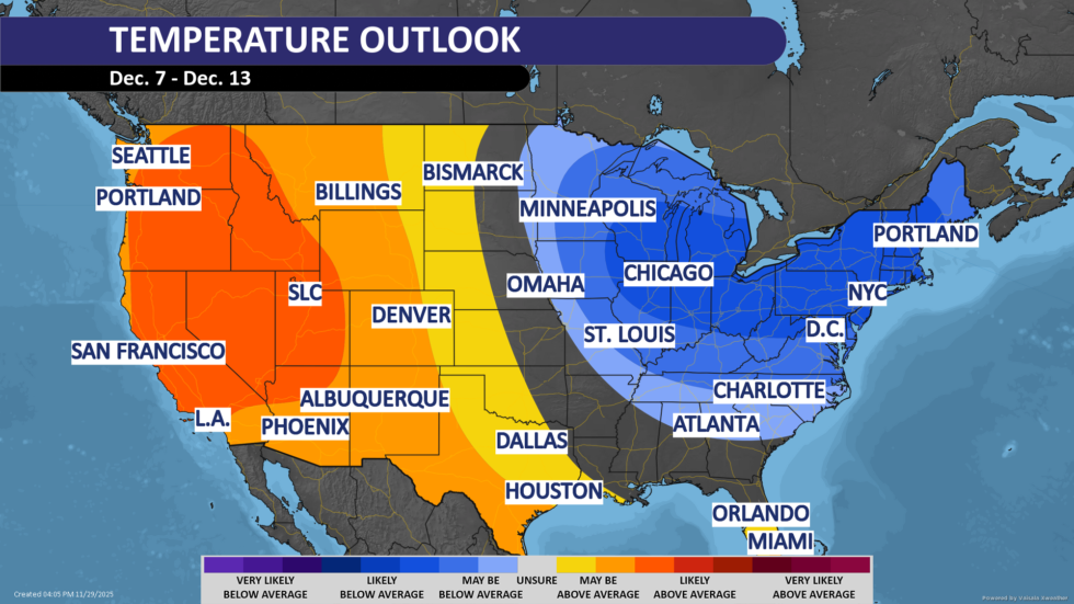 With polar vortex unlocked, NJ likely gets a frigid start to winter