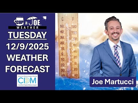 🥶DECEMBRRRR! | Tuesday, 12/9/2025 NJ Weather Forecast
