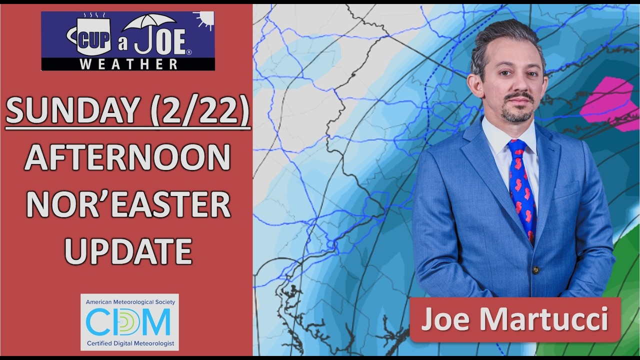 Sunday Afternoon Blizzard Update for the Jersey Shore