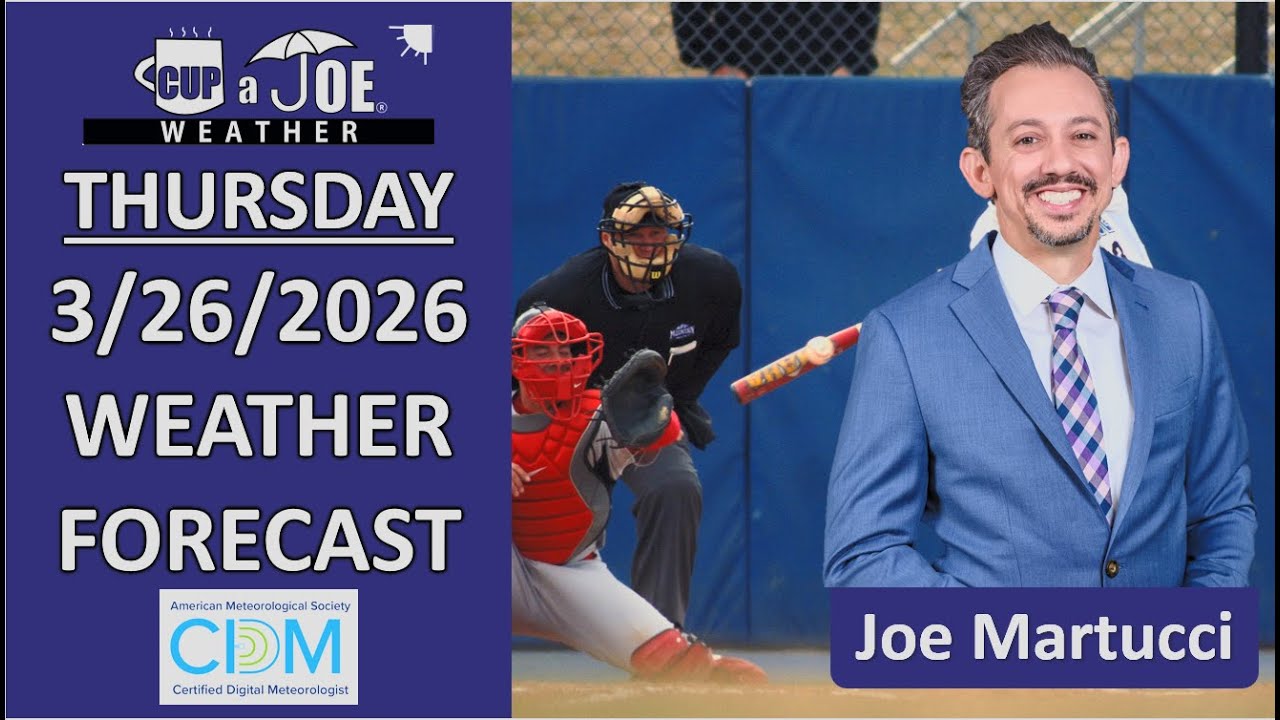 Just in time for MLB’s Opening Day, WARM weather in NJ Thursday