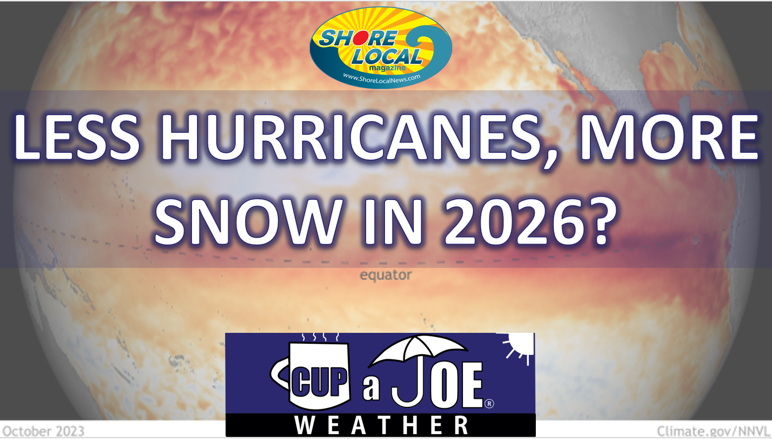 How will developing El Niño impact NJ’s weather in 2026?
