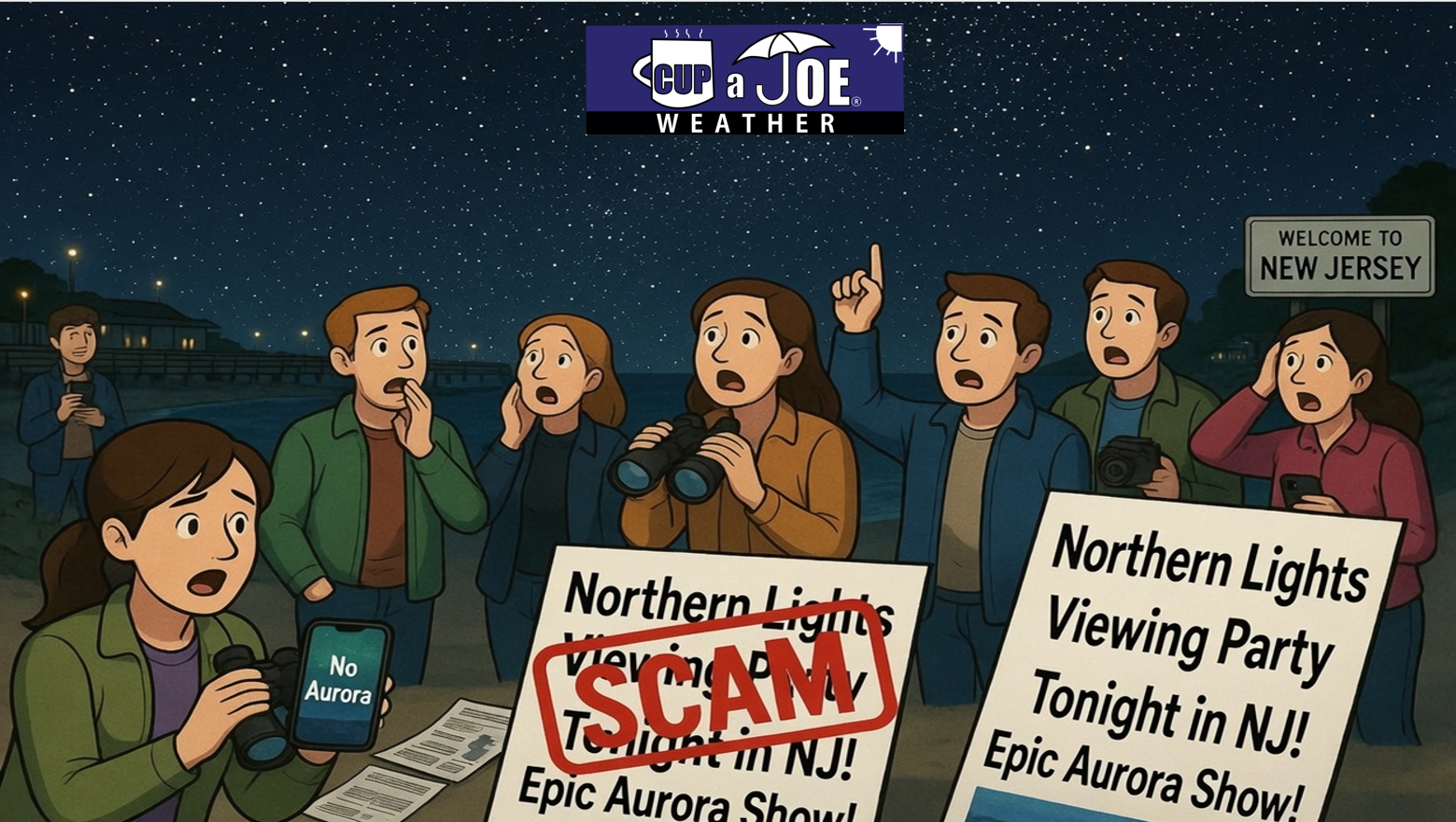 Why you didn’t see the Northern Lights in NJ this week