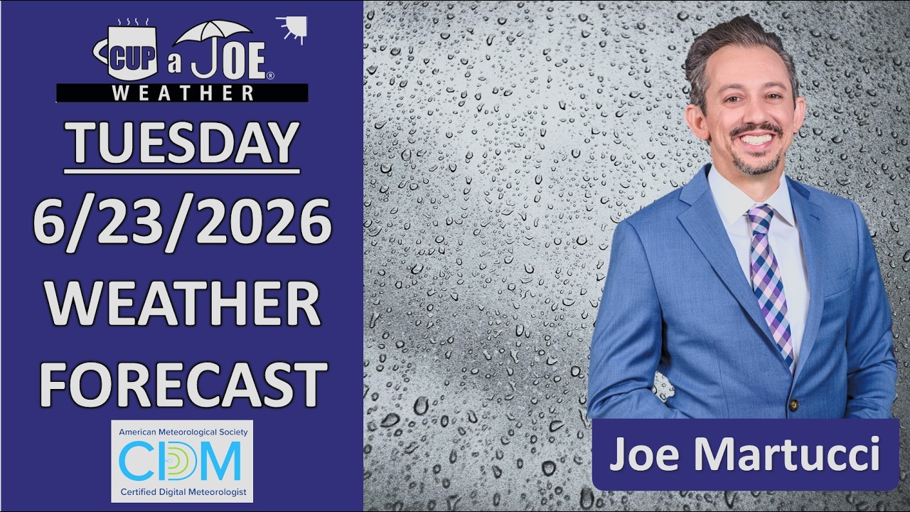 Needed rain continues Tuesday in NJ & (very) early 4th of July forecast